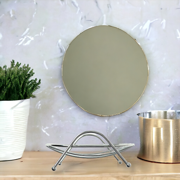 Мыльница овальная на ножках 124*85*35мм